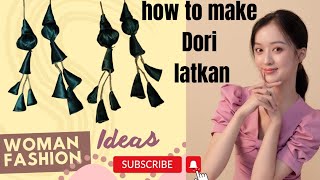 Blouse Dori hangings making Designer latkan kaise bnayedori latkan lehenga Dori latkanfashion [upl. by Refotsirc]