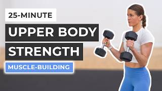 25Minute Dumbbell Arm Workout Strength Training [upl. by Etac]