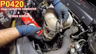 How to clean catalytic converter while on car customers request to spray down with cleaner [upl. by Aihtnys]