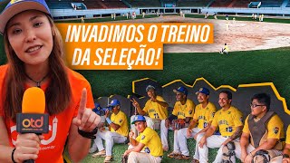 INVADIMOS O TREINO DA SELEÇÃO  CONHEÇA TUDO SOBRE O BEISEBOL COM OS ATLETAS DO BRASIL [upl. by Dragelin890]