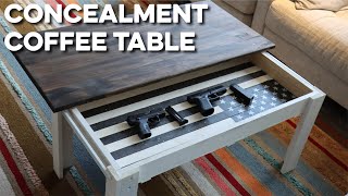 How to Make a Concealment Coffee Table DIY [upl. by Evander]