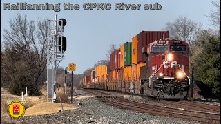 Railfanning the River sub outside of Hastings MN on 102724 [upl. by Eenahpets711]