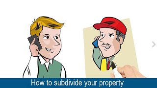 Subdivision  dividing your property using professional help [upl. by Morehouse]