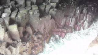 Fingals Cave Staffa  famous weird echoes in the cave [upl. by Jerusalem]