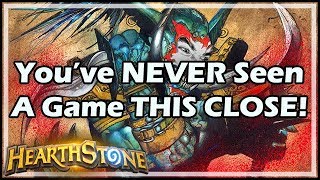 You’ve NEVER Seen A Game THIS CLOSE  Rastakhan’s Rumble Hearthstone [upl. by Leckie]