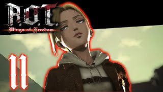 Attack on Titan Wings of Freedom  quotBERSERK TITAN VS Female Titan Round 2quot Walkthrough Part 11 [upl. by Chaudoin]