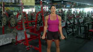 How to Do Standing Dumbbell Curls [upl. by Ferdinand]