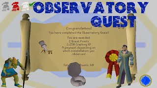 OSRS Observatory Quest Guide  Ironman Approved [upl. by Iphagenia]