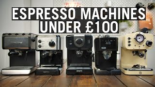 The Best Espresso Machines Under £100 [upl. by Collum]