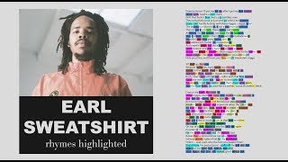 Earl Sweatshirt  Hive  Verse 1 amp 2  Lyrics Rhymes Highlighted 088 [upl. by Meredithe]