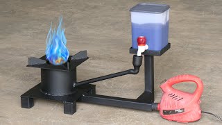 How To Make A Simple Waste Oil Stove  Homemade Diy Used Waste Oil Burner  DIY Waste Oil Stove [upl. by Ellenehc698]