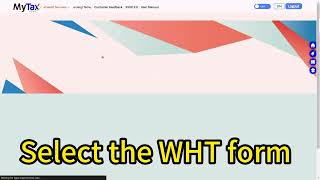 MyTax STEP BY STEP Submission of Withholding Tax through eWHT [upl. by Anead]