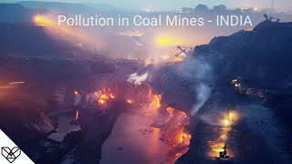 Pollution in Coal Mines  Jharia  Dhanbad Jharkhand [upl. by Bamford]