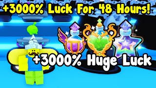 Opening New Egg With 3000 Luck For 48 Hours To Get These In Pet Simulator 99 [upl. by Ihsar]