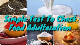 Simple Test To Check Food Adulteration [upl. by Wells]