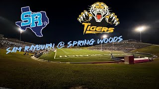 Sam Rayburn Texans  Spring Woods Tigers 83124 [upl. by Aslam]