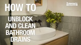 Unblock and Clean Drains The Ultimate Guide from Bunnings Warehouse [upl. by Khorma265]