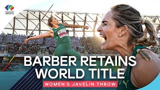 Womens Javelin Throw Final  World Athletics Championships Oregon 2022 [upl. by Ahslek]