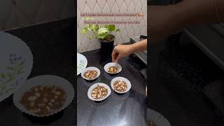 Minivlog 34  Homemade nuts chocolate 😍🌰🍪🥜Epdi pannalam nu paaklama  minivlog shorts [upl. by Maggie543]