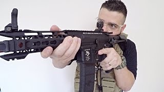 NAVY SEALS AEG TRAINING  M4 GampP 097  Airsoft Review  FBAIRSOFT [upl. by Colb]