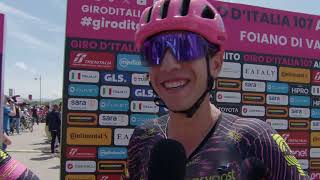 Andrea Piccolo  Interview at the start  Stage 11  Giro dItalia 2024 [upl. by Fusuy]