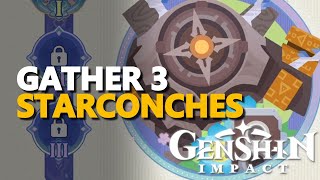 Gather 3 Starconches Genshin Impact [upl. by Eboh679]