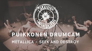 Steve n Seagulls Puikkonen Drumcam Metallica  Seek and Destroy  TampereTalo 932018 [upl. by Raskind]