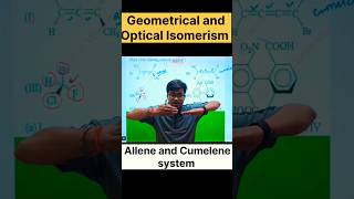 Allene and Cumelene system optical Isomerism chemistry ytshorts ytshort [upl. by Natam]