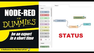 NODE RED FOR DUMMIESSTATUS NODE [upl. by Onateag]