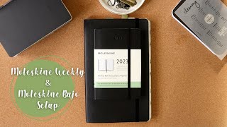 2023 Planner  Moleskine Weekly Setup  Pocket Size [upl. by Yenetruoc864]