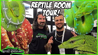 AMAZING REPTILE ROOM TOUR AT THE TRAP EXOTICS [upl. by Llenaej]