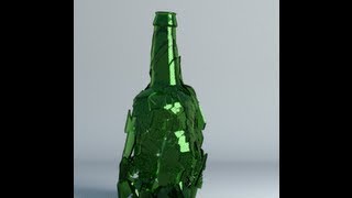 Glasflasche zerbricht  mit Soundeffekten [upl. by Gnouv110]