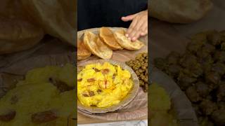 Navratri Special Halwa Puri ASMR Cooking  shorts food navratri asmr recipe indianasmrworld [upl. by Yditsahc]