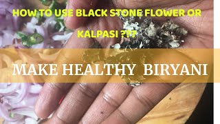 BLACK STONE FLOWER CHICKEN DUM BIRYANI  KalPasi Biryani [upl. by Zumwalt206]