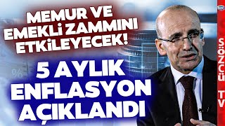 Memur Maaş Zammı ve Emekliye Zammı Etkileyecek 5 Aylık Enflasyon Rakamı Açıklandı [upl. by Atnuahs435]