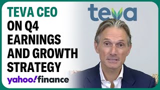 Tevas CEO talks Q4 earnings and how he is implementing his pivot to growth strategy [upl. by Ynahirb568]