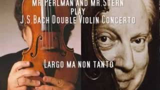 Itzhak Perlman and Isaac Stern play Bach Double Concerto 2 [upl. by Arriek508]