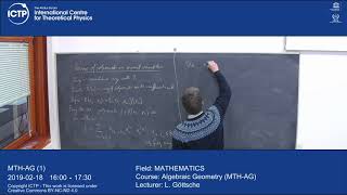 Algebraic Geometry MTHAG Lecture 1 [upl. by Aramas916]