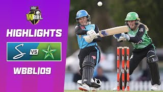 Adelaide Strikers v Melbourne Stars  WBBL09 [upl. by Nahtanha]