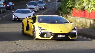 car spotting in alderley edge 19th October 2024Revuelto X2 Ford GT 765LT 360 modena Challenge [upl. by Jalbert507]