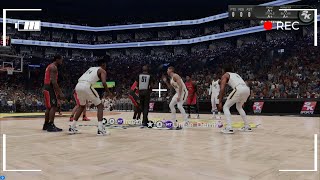 Updated Best Salary Cap LineUp with Gameplay  NBA 2K24 MyTEAM [upl. by Gerrie170]