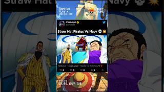 Straw Hat Pirates Vs Navy 💀💥 [upl. by Annasoh310]