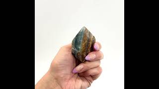 Blue Onyx Crystal Point [upl. by Aerdnahc]