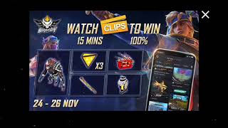 WATCH CLIPS TO 100 WIN। watch clips to win 15 mins and win rewards।how to win rewards in booyah app [upl. by Selyn]