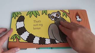 Osborne touchyfeely books Thats not my lemur read in English and Polish [upl. by Alemac]