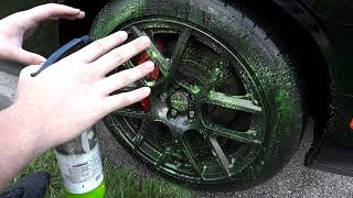 Gator detailing atomic wheel cleaner review [upl. by Saidel816]