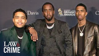 P Diddy Witness Who Says He Has Sex Tapes Squares Off with Rapper’s Sons [upl. by Esirahc]