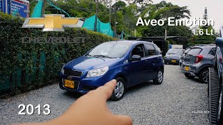 Así es el Chevrolet Aveo Emotion 16lt 2013  revisión rápida  review [upl. by Aimahs332]