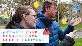 DEMANDER SON CHEMIN en français  A1  Comp orale [upl. by Acina]