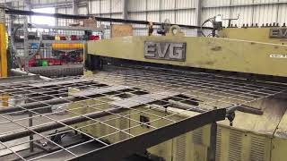 EVG Wire Mesh Welding Line Model G45A102 666440 video 5 [upl. by Viafore]